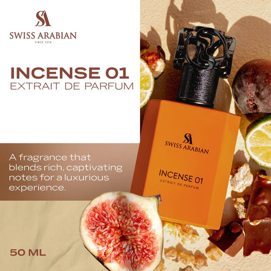 Swiss Arabian Incense 01 Extrait de Parfum 50ml – Unisex