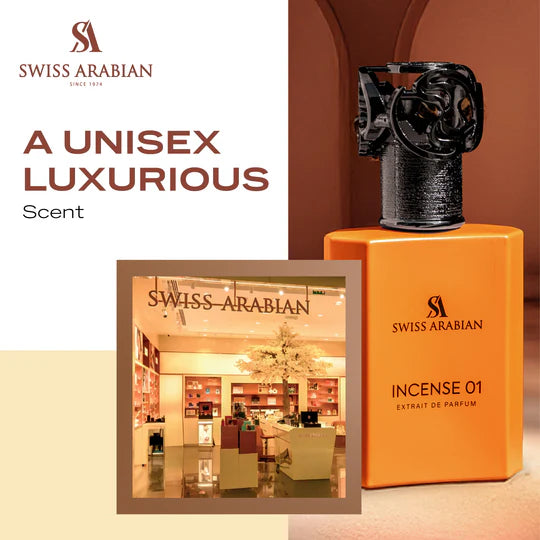 Swiss Arabian Incense 01 Extrait de Parfum 50ml – Unisex